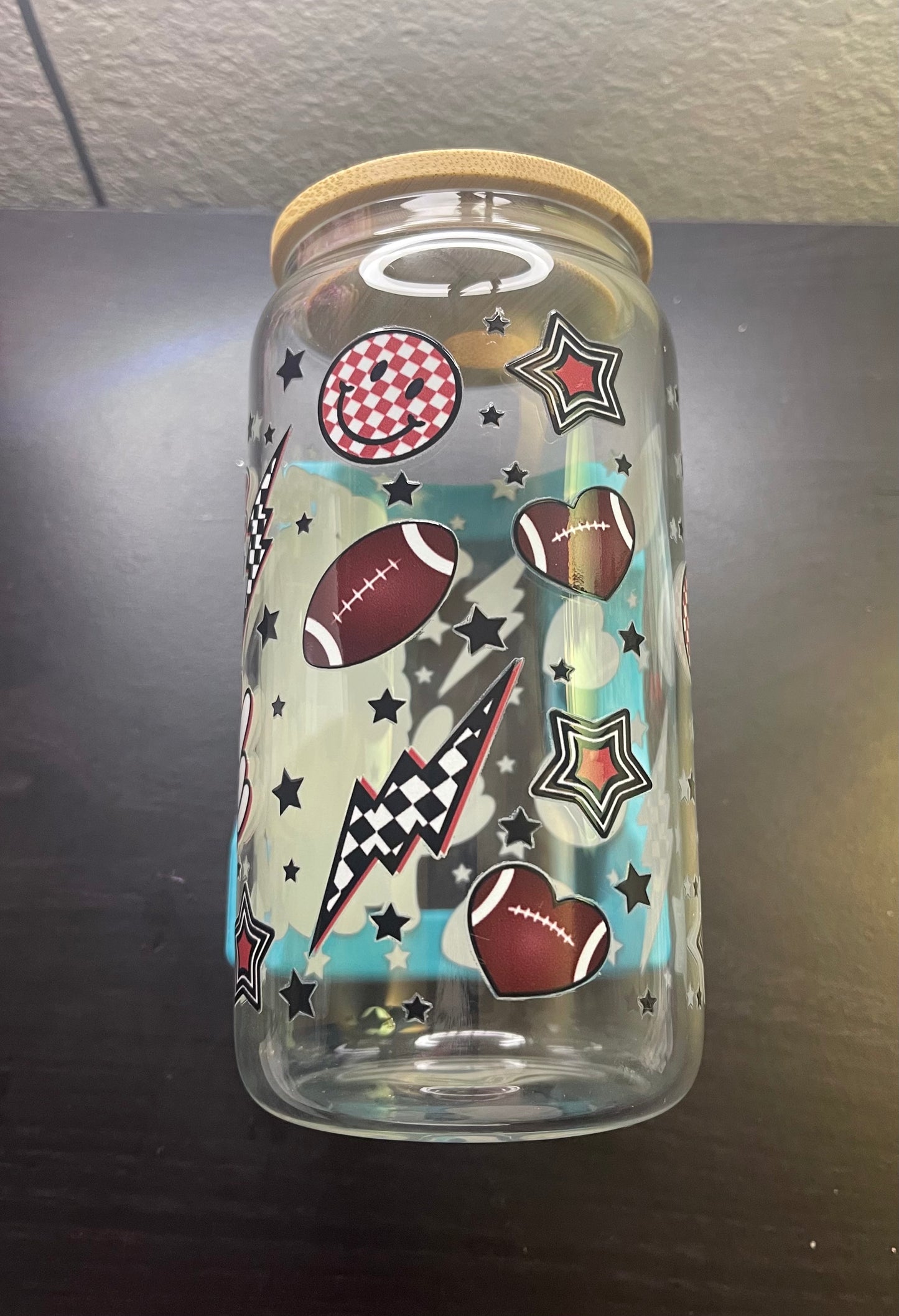 Football Mom (Glass)