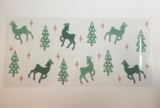 Christmas Trees and Reindeers (You must add a cup)