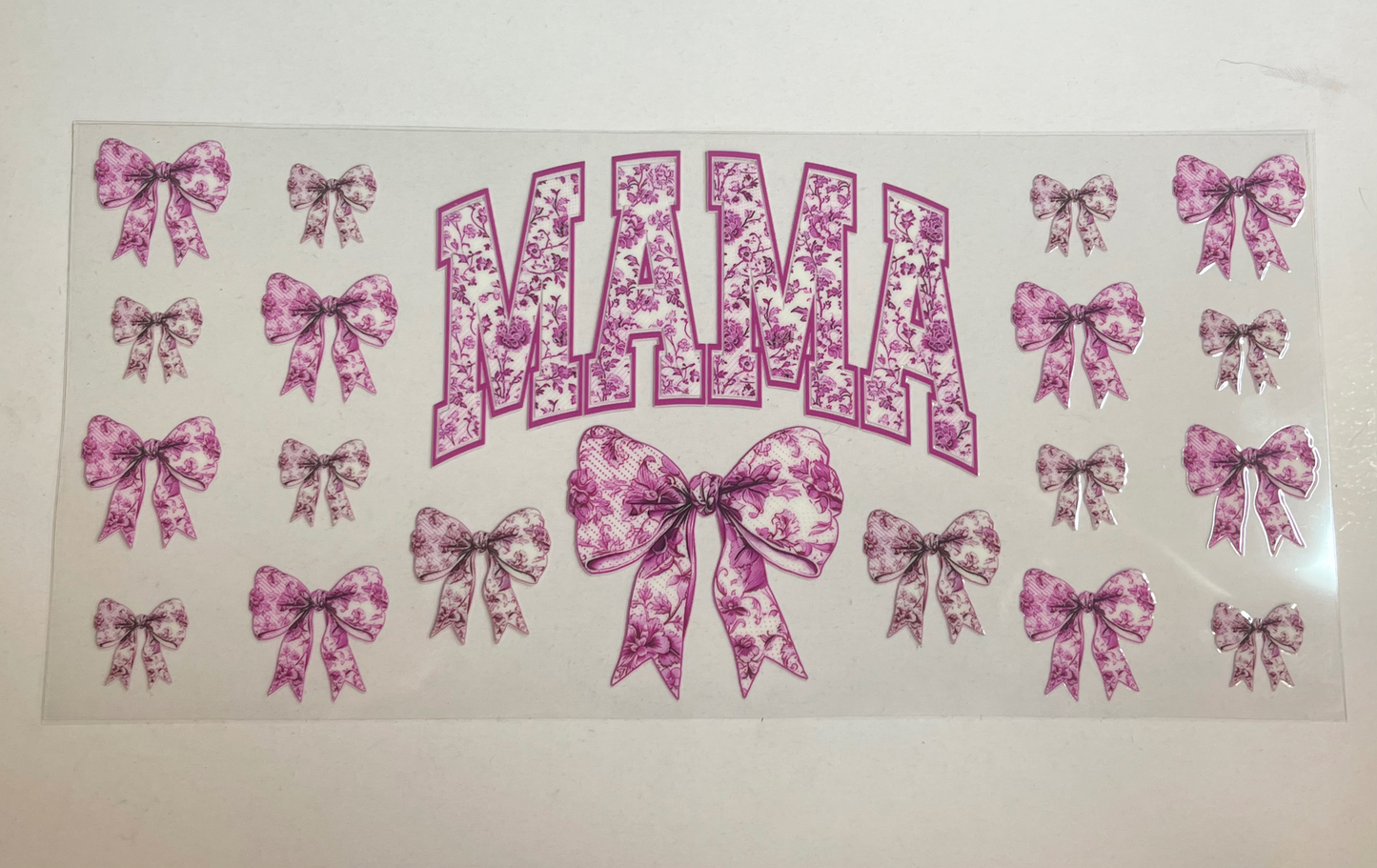 Pink Mama Bow (You must add a cup)