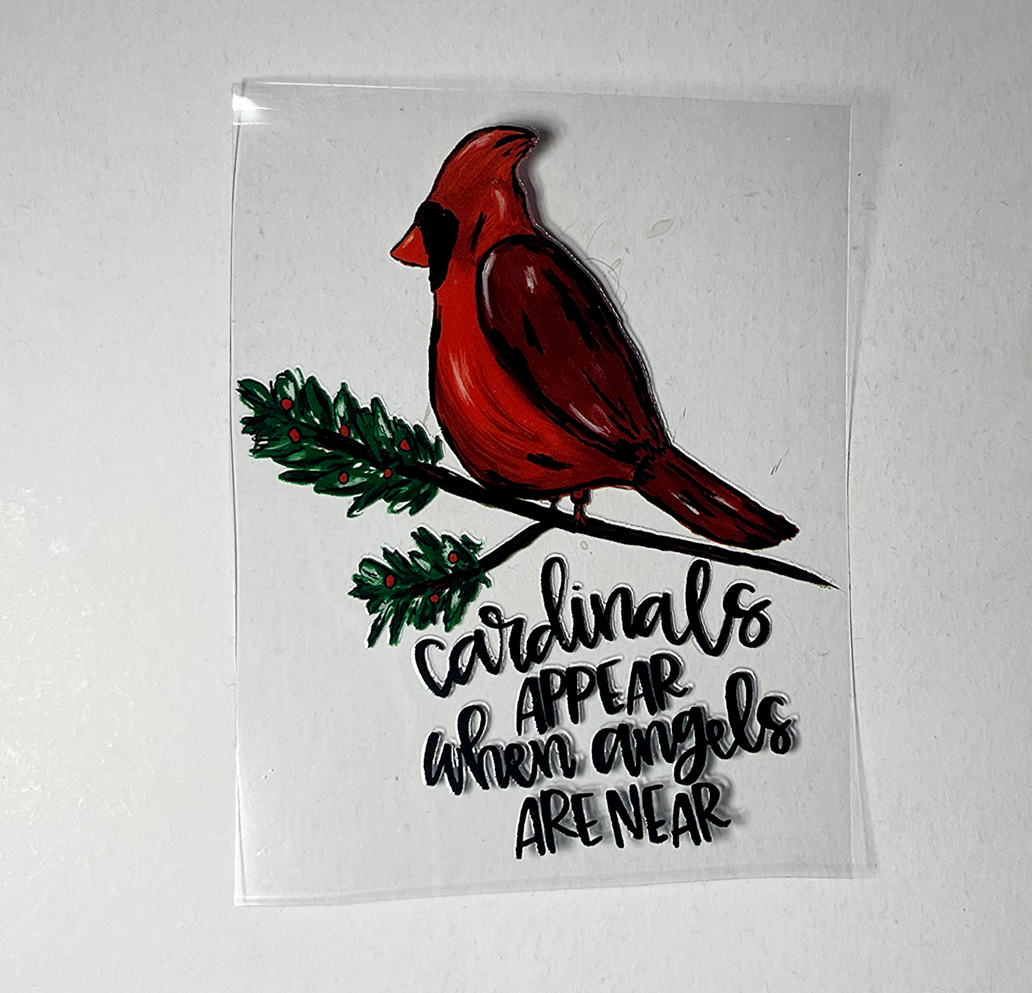 Cardinals Appear (You must add a cup)