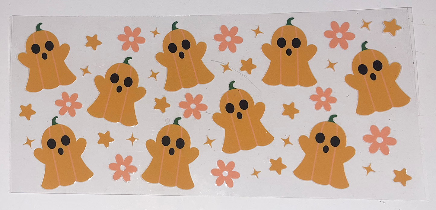 Pumpkin Ghosts (You must add a cup)