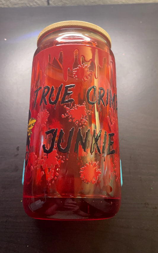 True Crime Junkie (Glass)