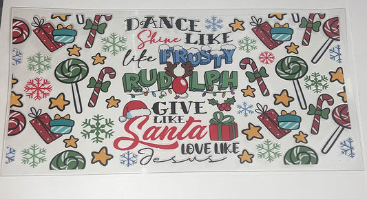 Dance like frosty wrap (Must add cup)