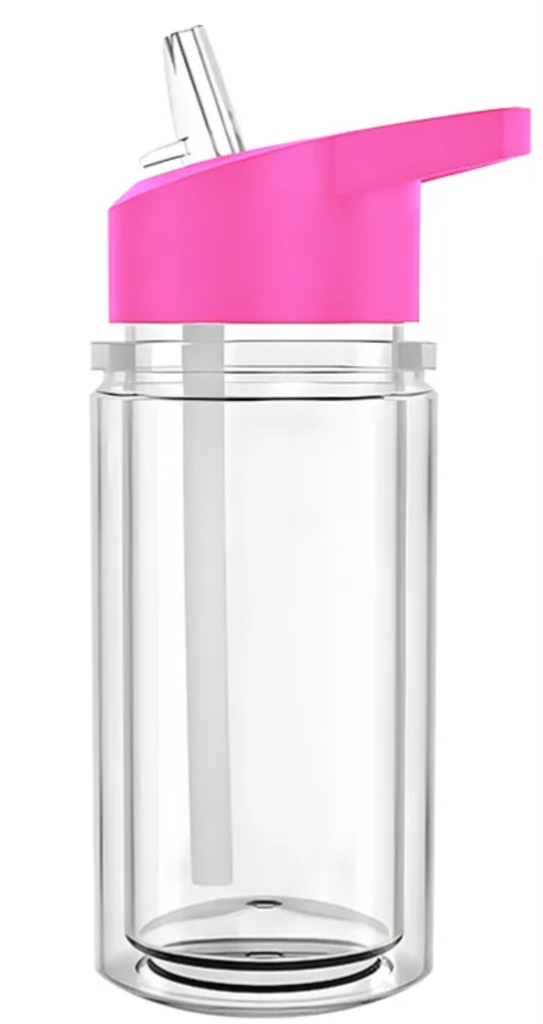 Kid snow globe flip straw tumbler